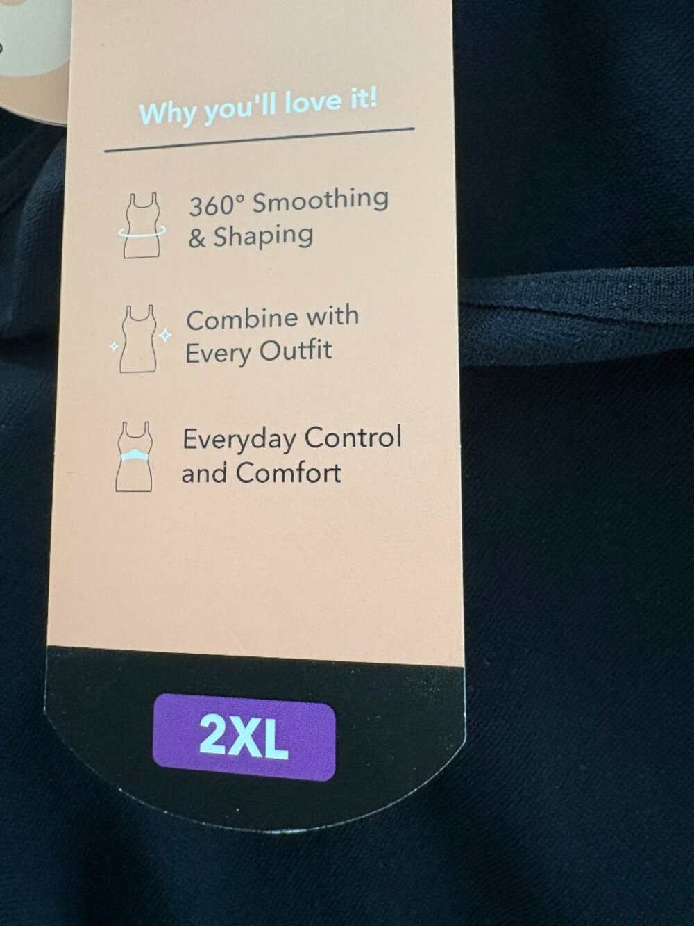 Shapermint Essentials All Day Everyday Scoop Neck Cami Size 2XL - Picture 7 of 7